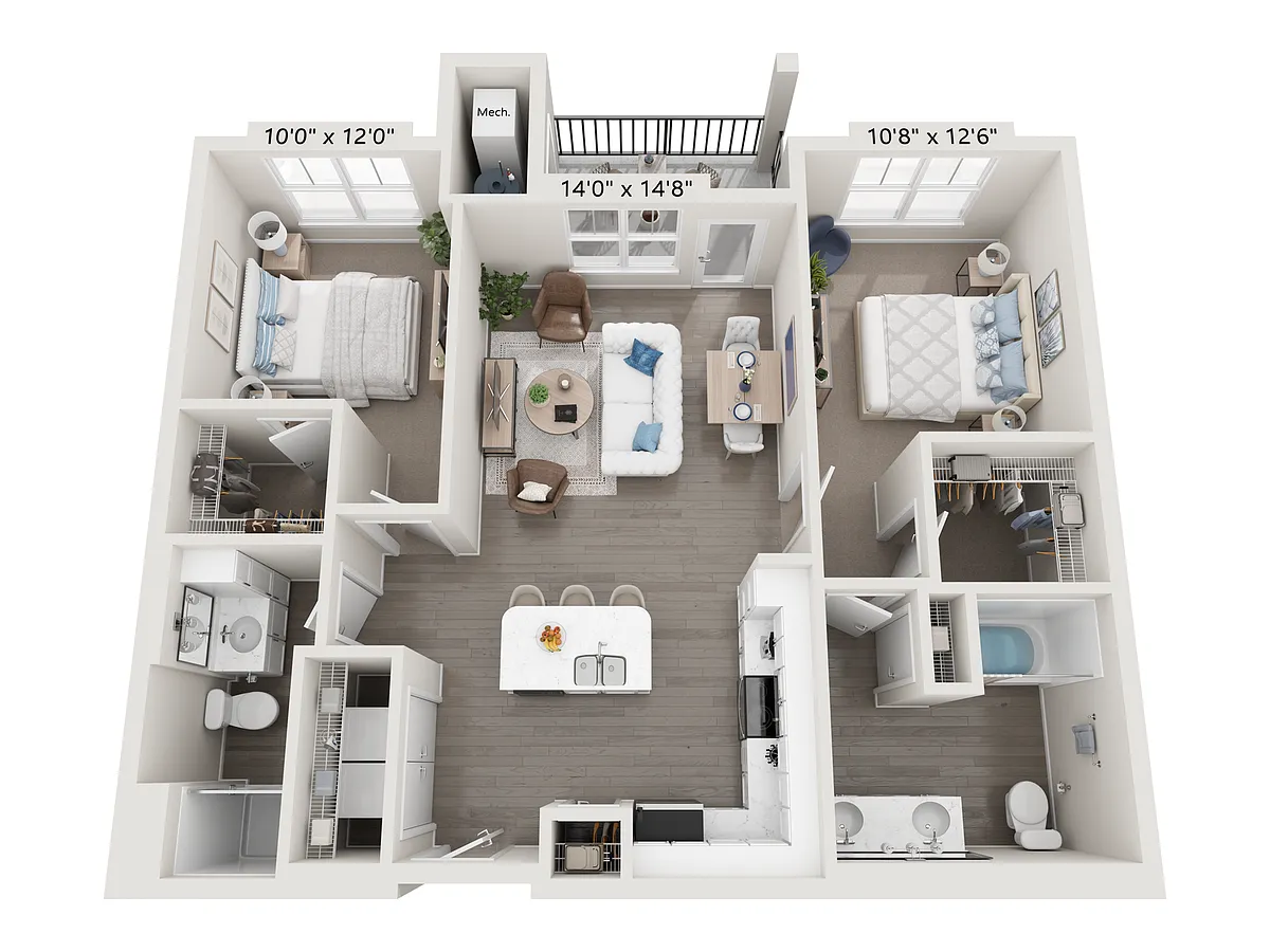 Floor plan B36-H