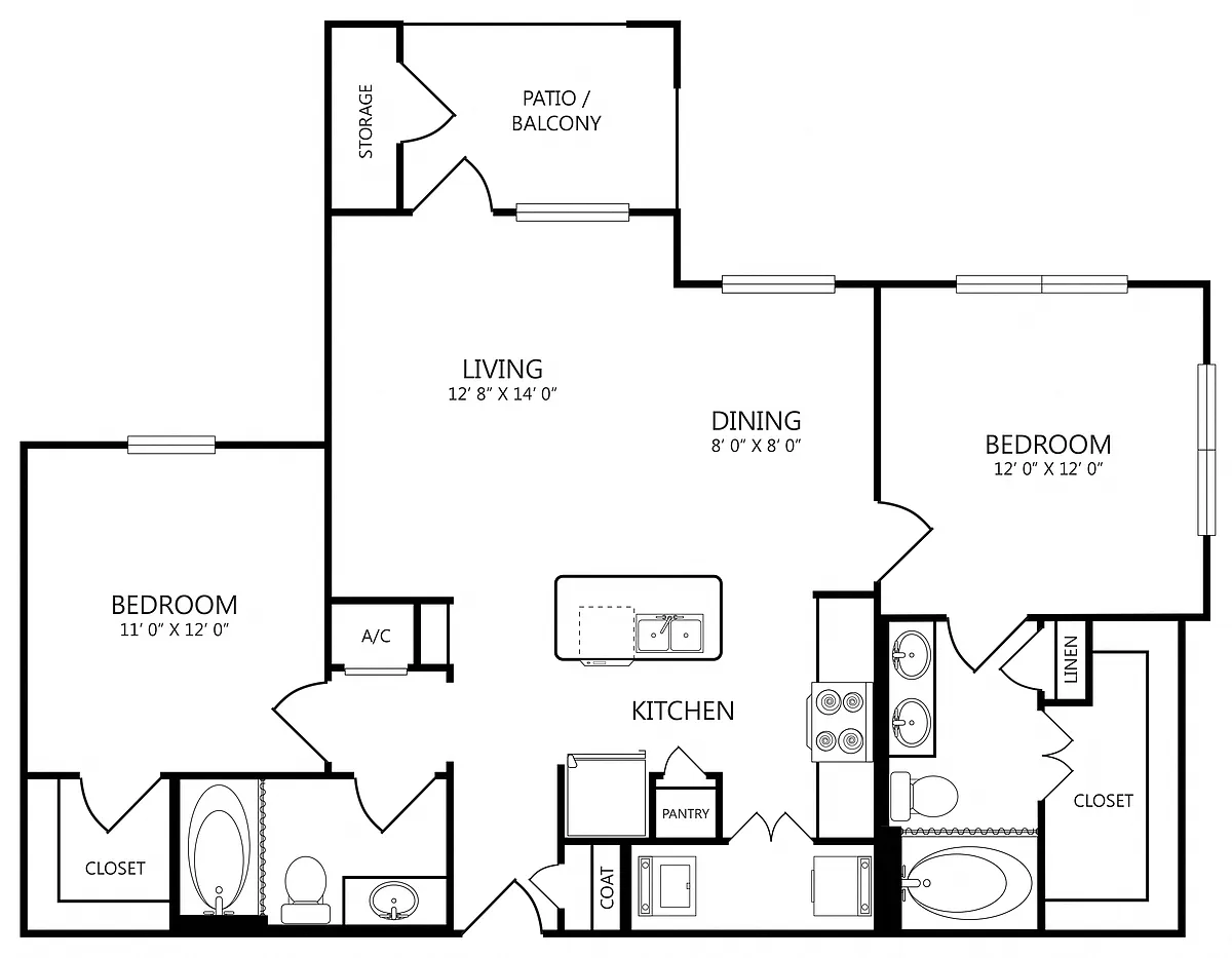 Floor plan B2