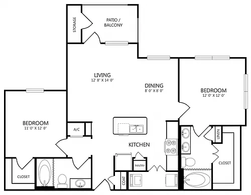 Floor plan B2