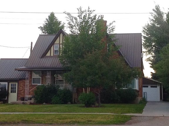home with detached garage