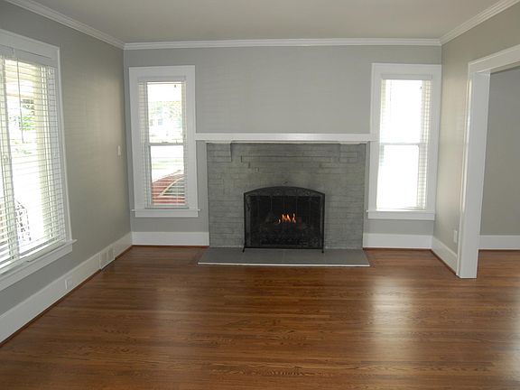 Living Room with hardwood floors, gas fireplace and lots of 