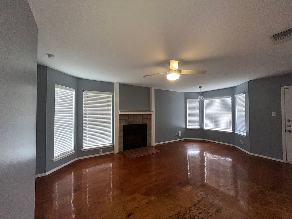 DIning and Living room are located downstairs. 
Fireplace with mantle available.