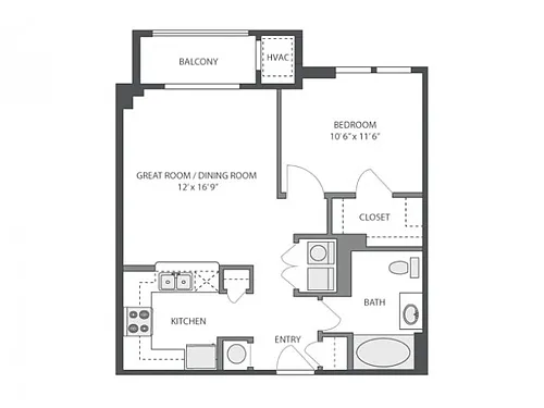 Floor plan St. Andrews