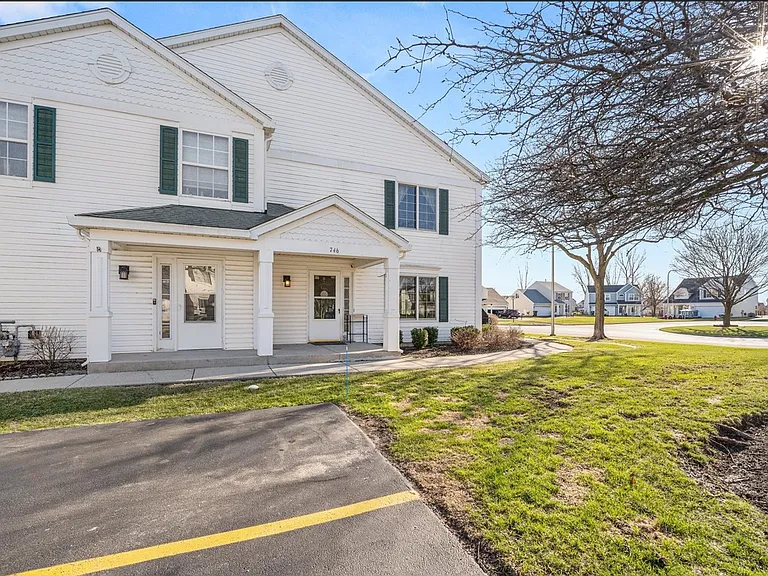 Ample parking spot right by the home
