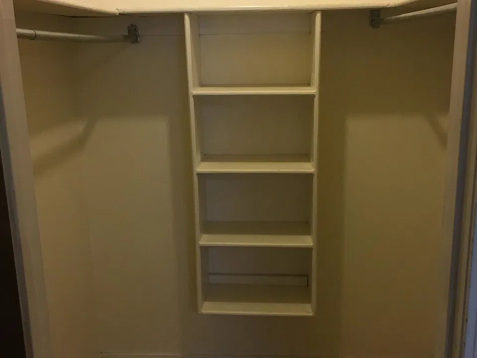 Master walk-in closet
