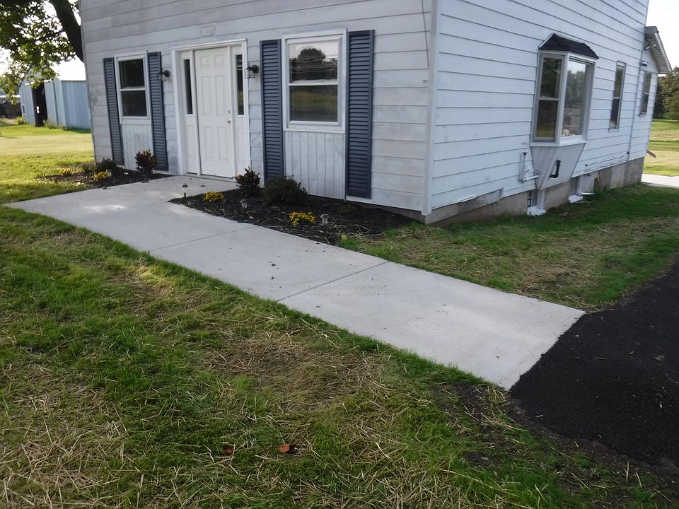 SIDEWALK WITH NO STEPS TO GET INTO THE HOUSE