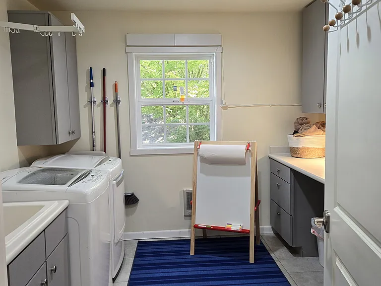 Laundry room with washer and dryer