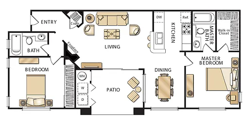 Floor plan Plan F