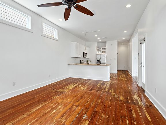 Living room facing kitchen