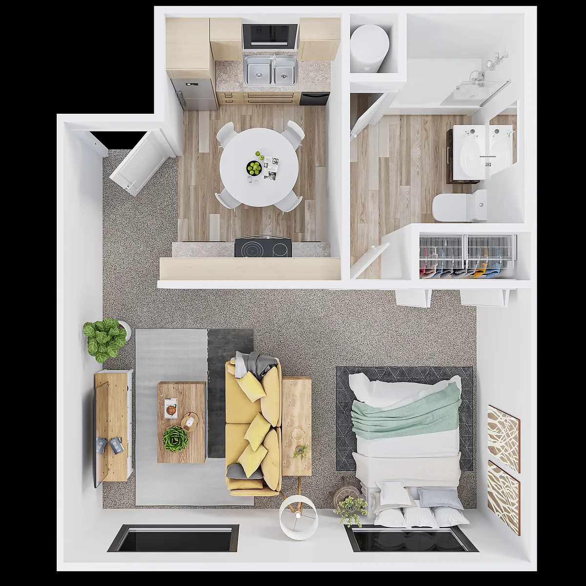 Floor plan Studio