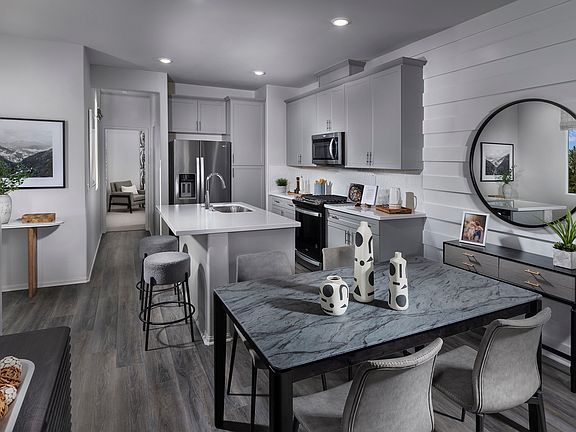 Residence 2 interior image modeled at a nearby Meritage community.