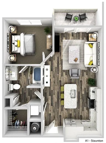 Floor plan A1 The Staunton