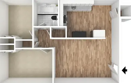 2 BR 3D Unfurnished 2 BR 3D Unfurnished