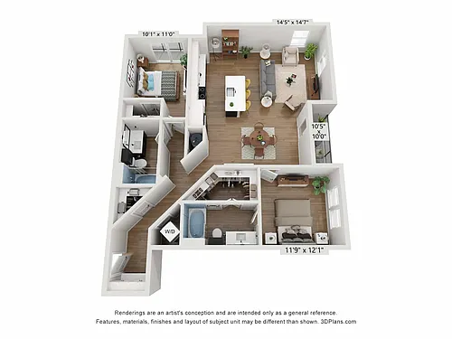 Floor plan B3 - Affordable