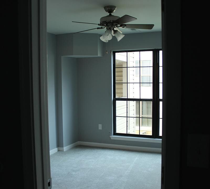 Bedroom - floor to ceiling windows