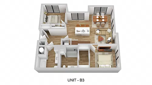 Floor plan B3