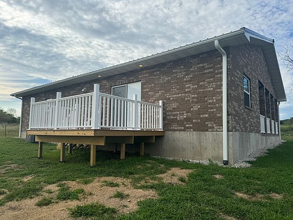 Back deck of house.