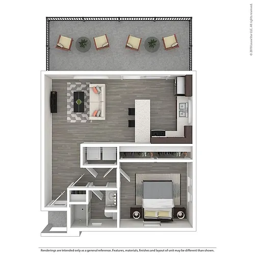 Floor plan 1X1