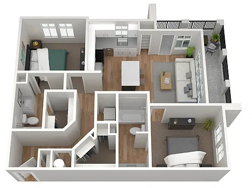 Floor plan B1