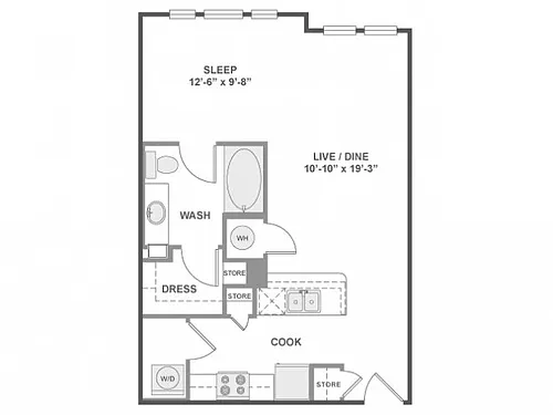 Floor plan E1