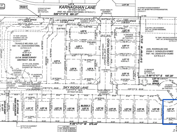 3609 Sky Ridge Ln, Melissa, TX 75454