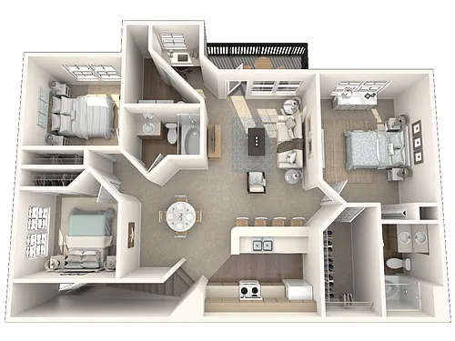 Floor plan Jasper 2nd Floor Deluxe