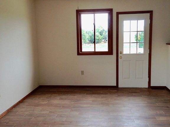 Dining Room with door to backyard deck.