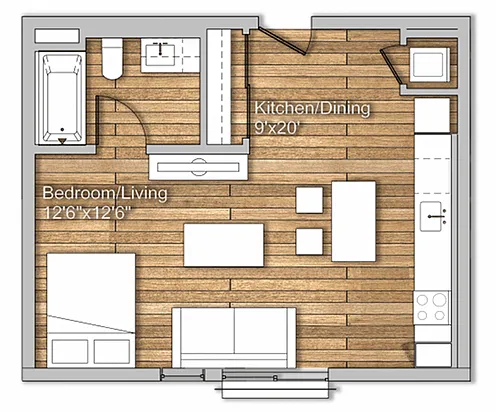 Floor plan 0x1C
