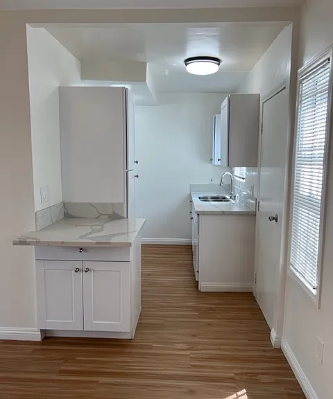 View of Kitchen from Living Room