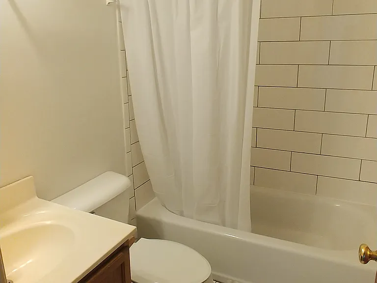 Hallway bathroom