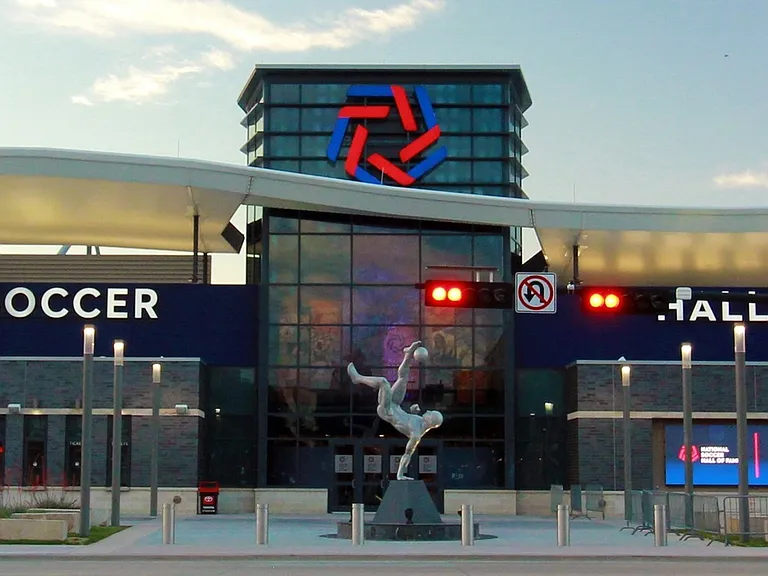 The National Soccer Hall of Fame was established in 1979 and is located in Toyota Stadium in Frisco, Texas
