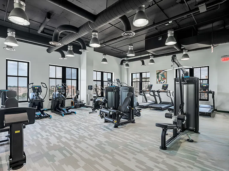24-Hour Fitness Center with Cardio and Free Weights