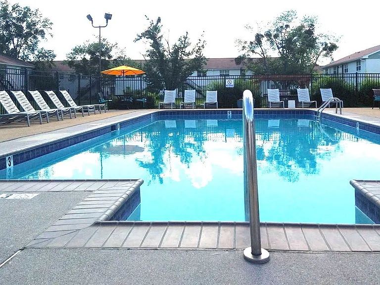 Pool & Sundeck with Chaise Lounge Seating