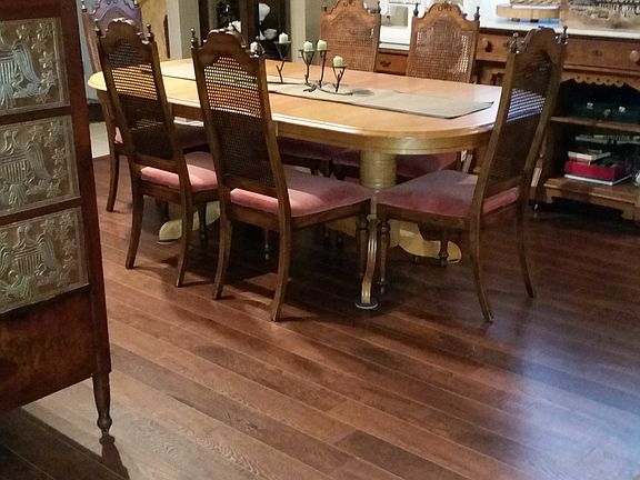 open to living room area