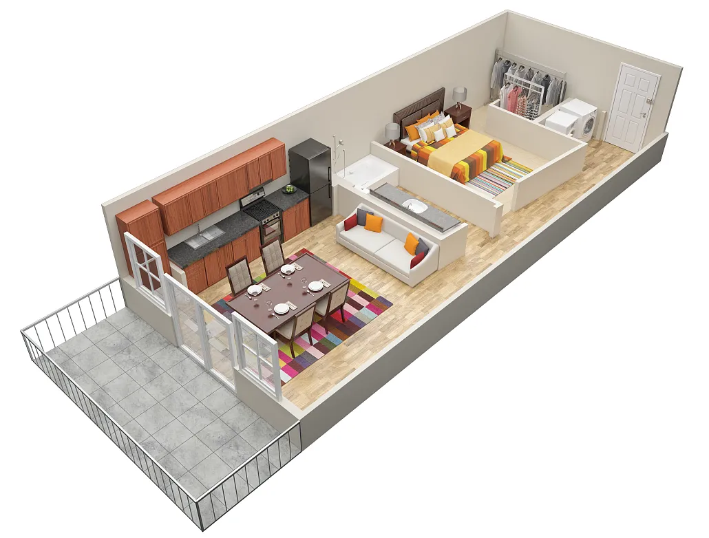 Floor plan Studio 1