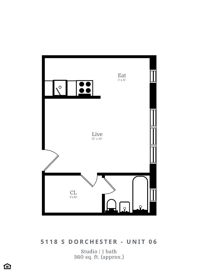 Floor plan Studio (A2)