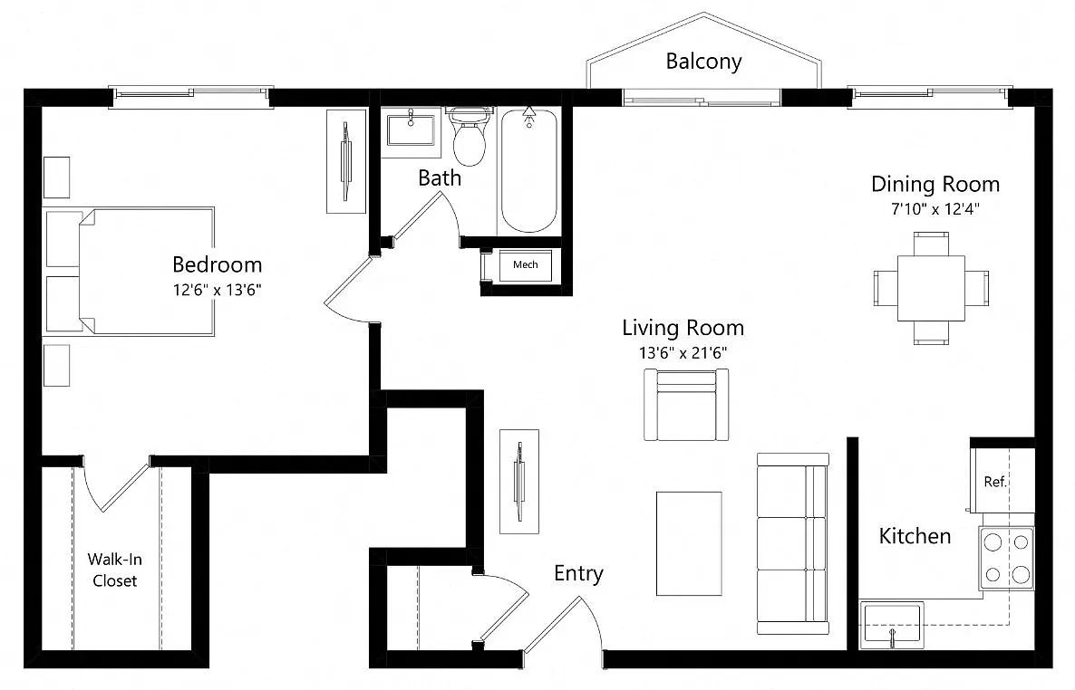 Floor plan A22-P