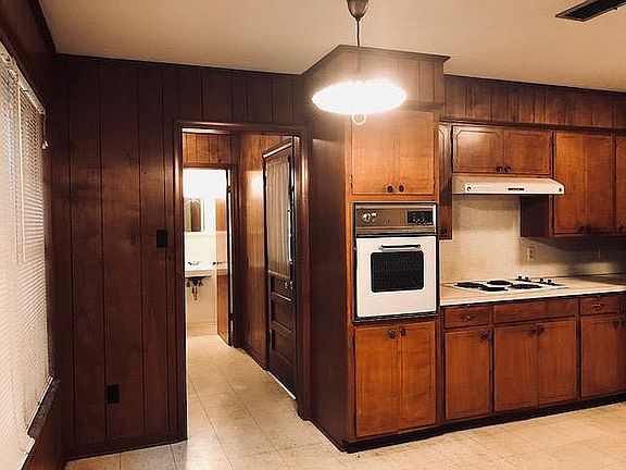 kitchen- view of back hall.