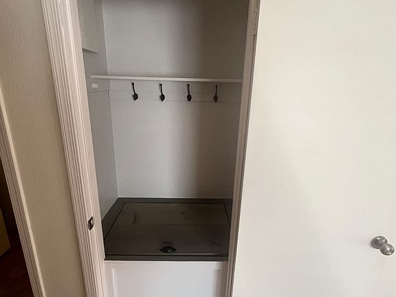 Entry closet.