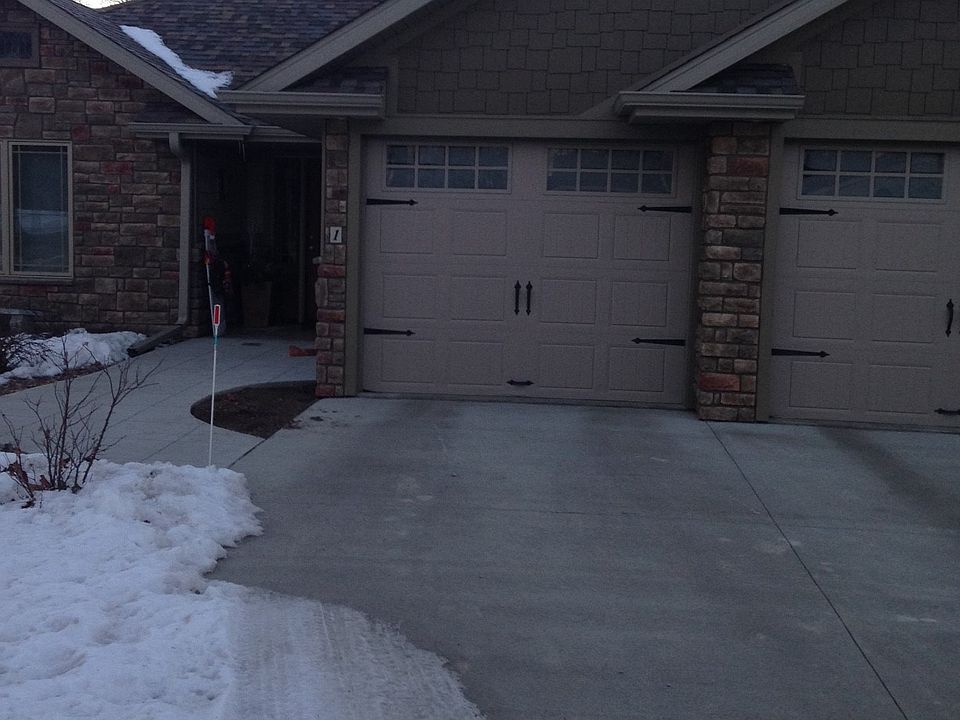 Two car attached garage
