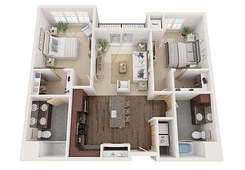 Floor plan D1