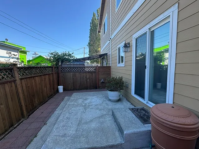 Back patio