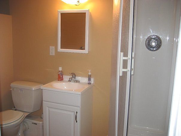 Basement bathroom