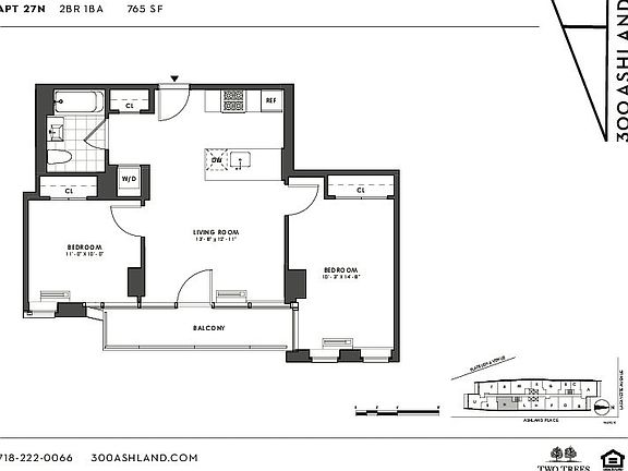 2nd image of 300 Ashland Pl APT 27N