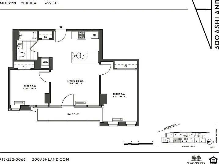 300 Ashland Pl #27N — Photo 2