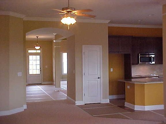 Flow from one room to another.