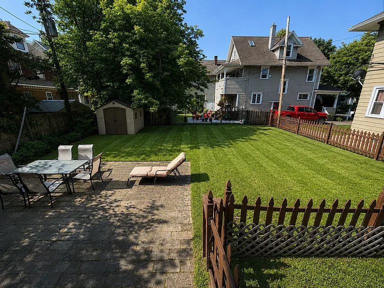beautiful backyard for grilling and outside time!