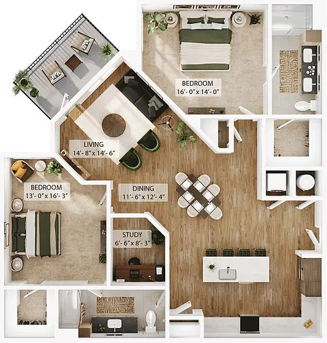 Floor plan B17