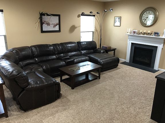 Gas Fireplace in Family Room