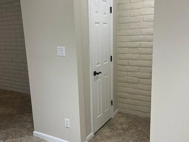 Front of the condo closet